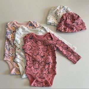 Tea Collection Baby Girls’ Bodysuits and Hats